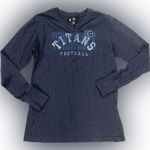 Tennessee Titans long sleeve rugby style shirt size XL